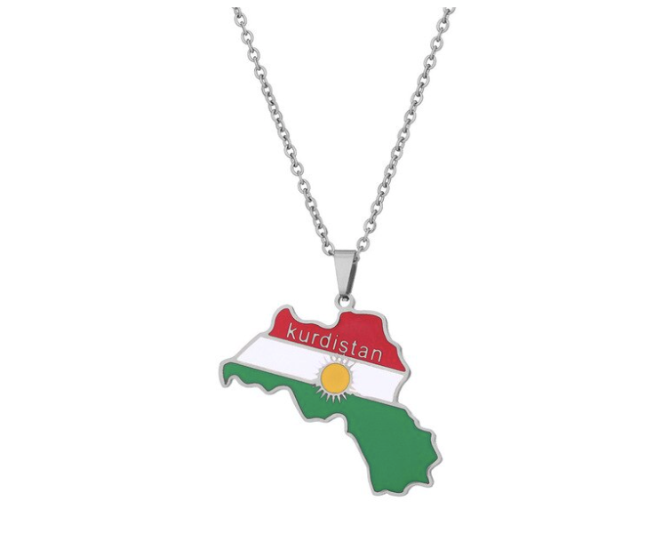 Kurdistan Kette Flagge