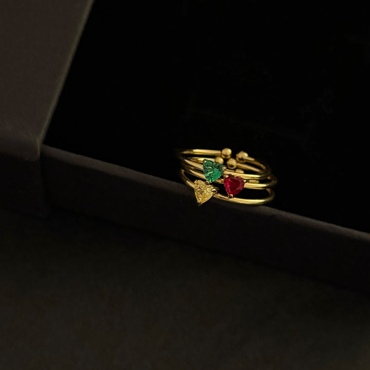 DELALÊ Set-Ringe (Größenverstellbar)