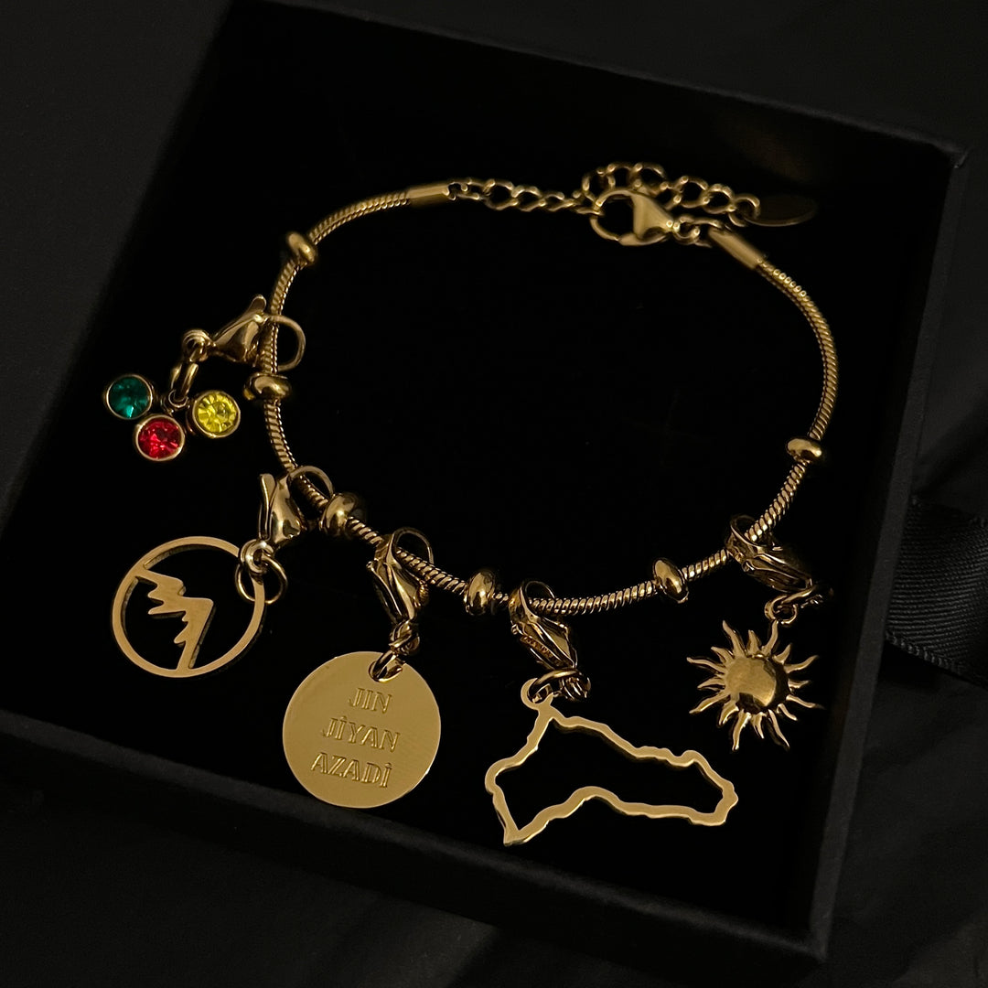 NEW Kurdish Charm Armband