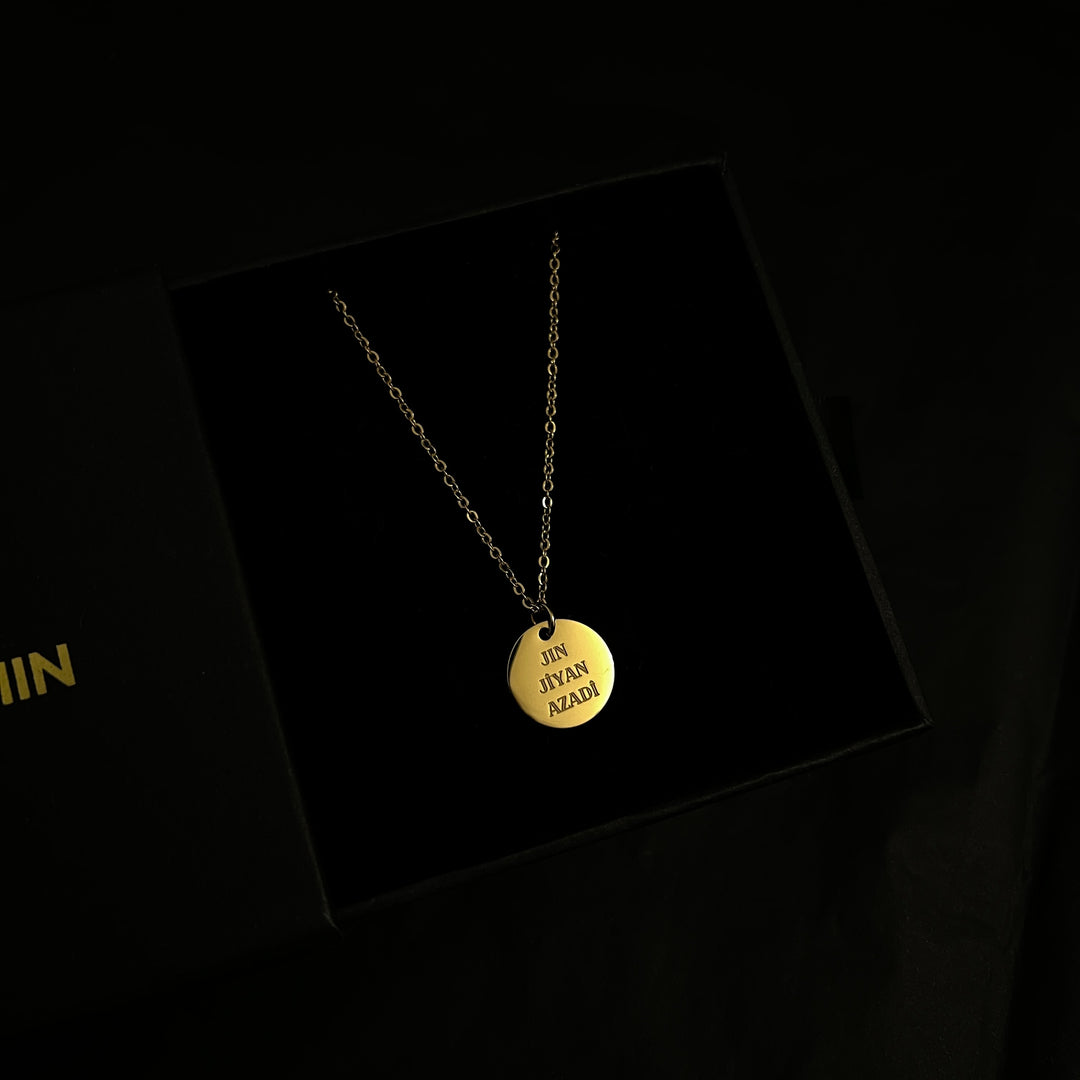 Jin Jiyan Azadi kolyesi 