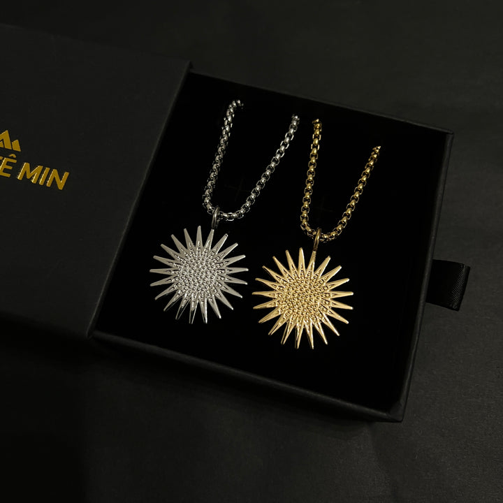 Kurdistan Sonne Box Kette