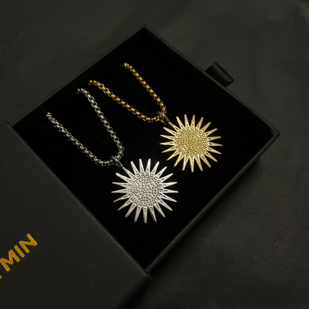 Kurdistan Sonne Box Kette