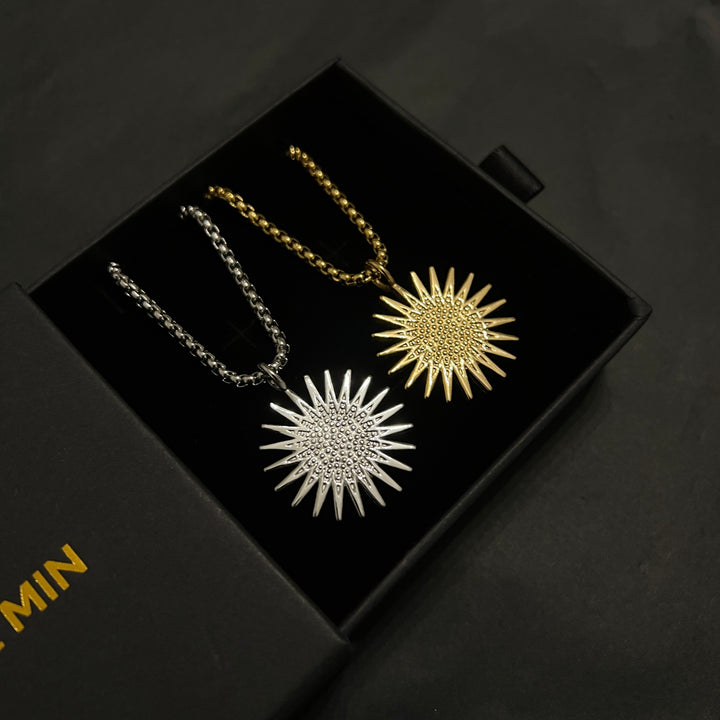 Kurdistan Sonne Box Kette