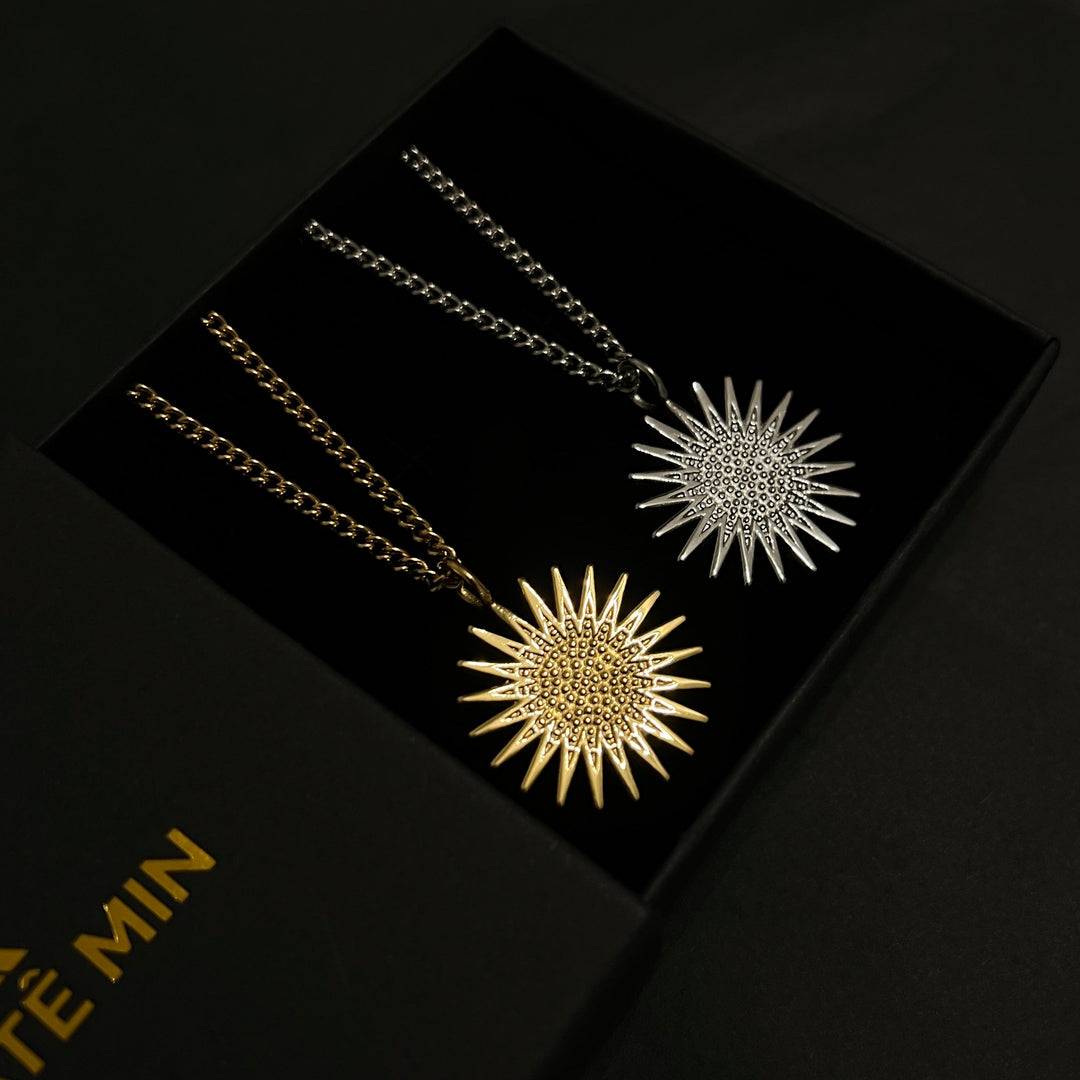 Kurdistan Sonne Cuban Kette