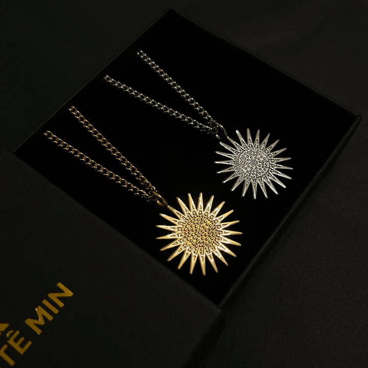 Kurdistan Sonne Cuban Kette