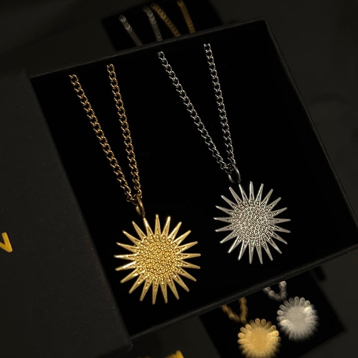 Kurdistan Sonne Cuban Kette