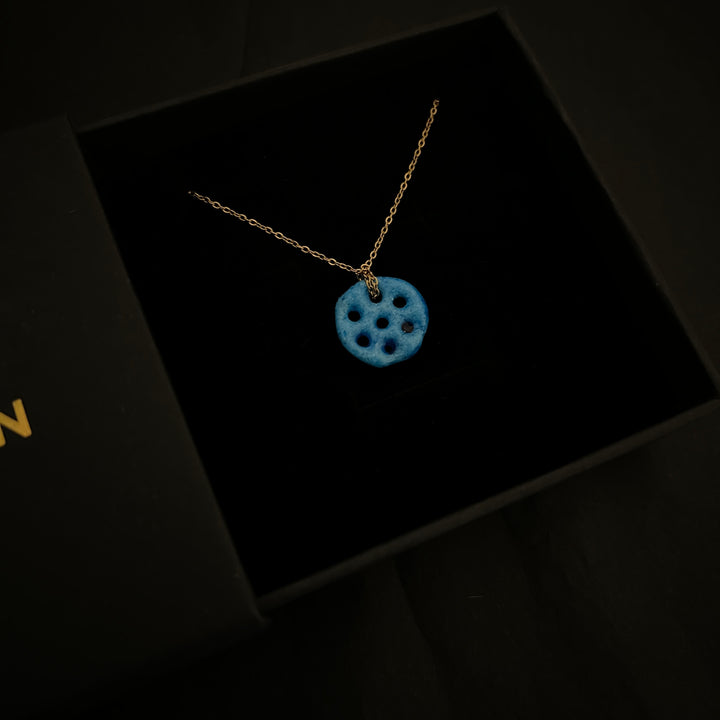 Nazar Kette mit blauem Stein
