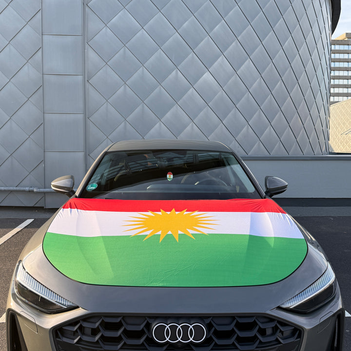 Kurdistan Motorhauben-Flagge