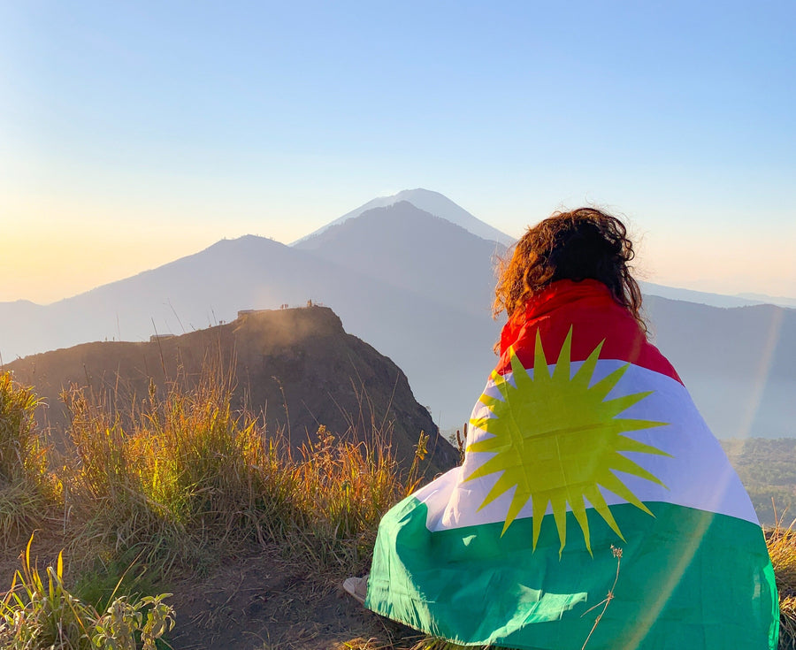 Kurdistan Flagge