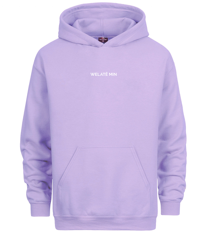 Hoodie Lilac Backprint